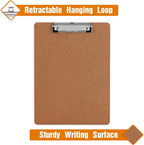 Clipboards, HERKKA 25 Pack Hardboard Office Clipboards Low Profile Clip - Image 5