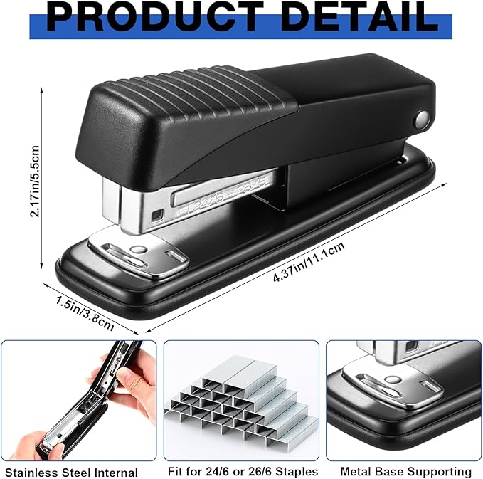 AmazingSpark 12 Pack Staplers for Desk - Image 2