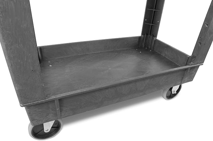 WEN 73009 500-Pound Capacity 40 by 17-Inch Two-Shelf Service Utility Cart - Image 7