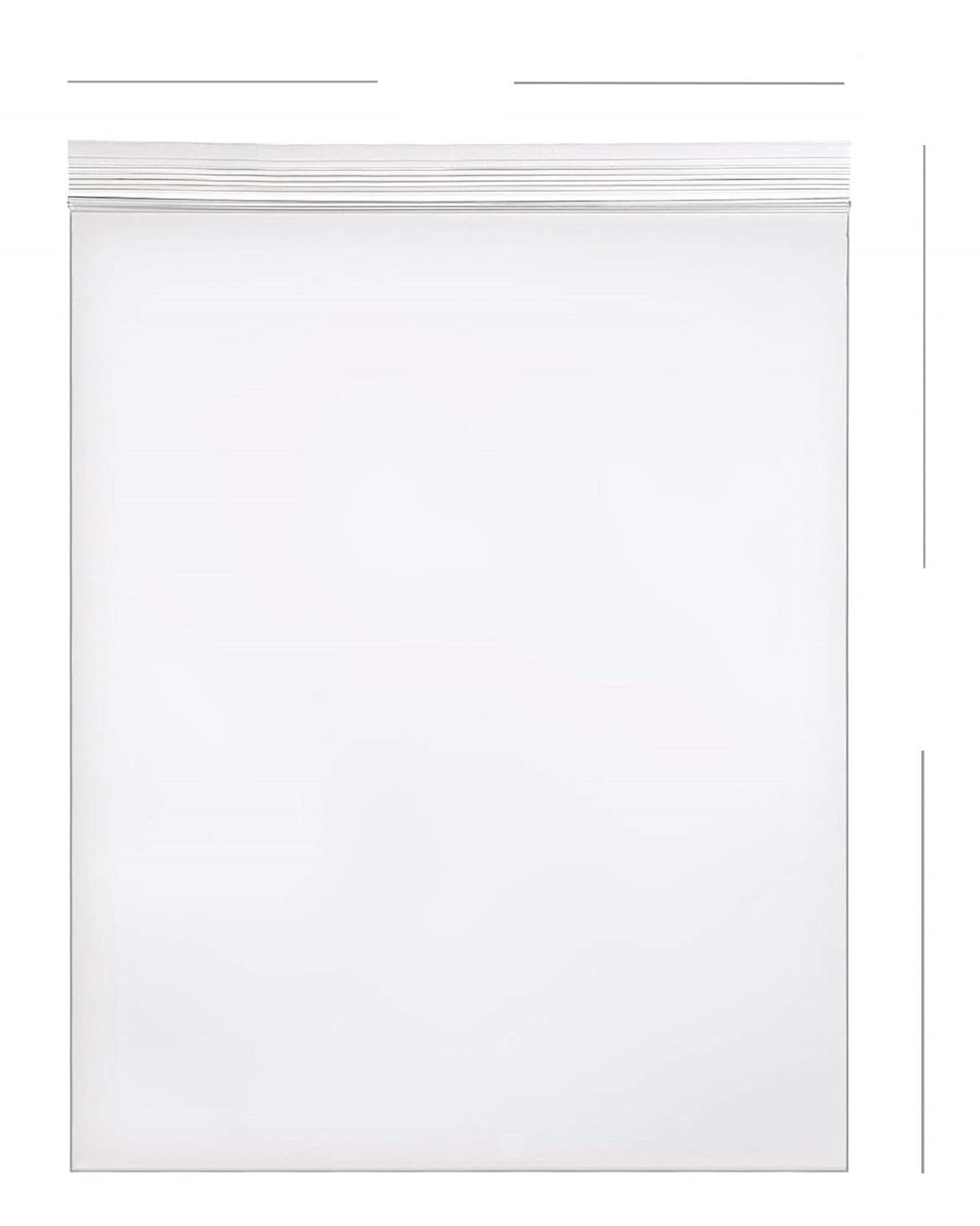 AM-Ink 200-Pcs 6x9 Poly Self Sealing Storage Reclosable Resealable Clear Plastic Bags 2 MIL