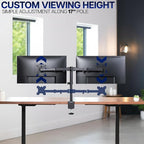 VIVO Dual Monitor Desk Mount, Holds 2 Computer Screens up to 30 inches and - Image 7