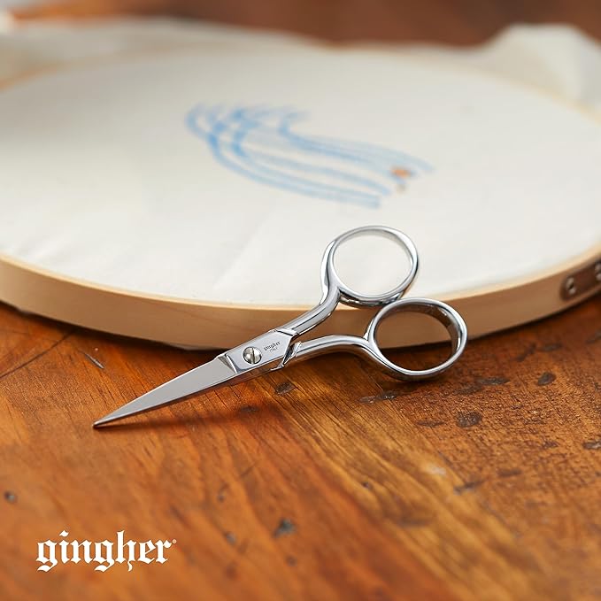 Gingher 4" Embroidery Scissors, Precision Craft Scissors, Hand-Tuned Blades & - Image 7