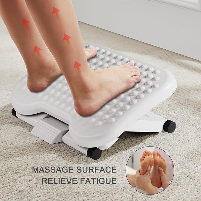 HUANUO Adjustable Desk Footrest, Foot Rest - Image 3