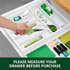 Luxury Bamboo Kitchen Drawer Organizer - Image 3