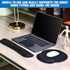 Yunsailing 8 Pcs Ergonomic Mouse Pad and Keyboard - Image 7