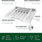 ROYAL CRAFT WOOD Luxury Bamboo Kitchen Drawer Organizer - Image 3