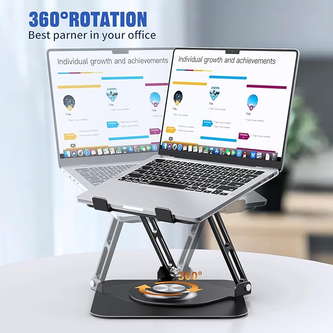 JOYEKY Laptop Stand for Desk, Adjustable Computer Stand - Image 2