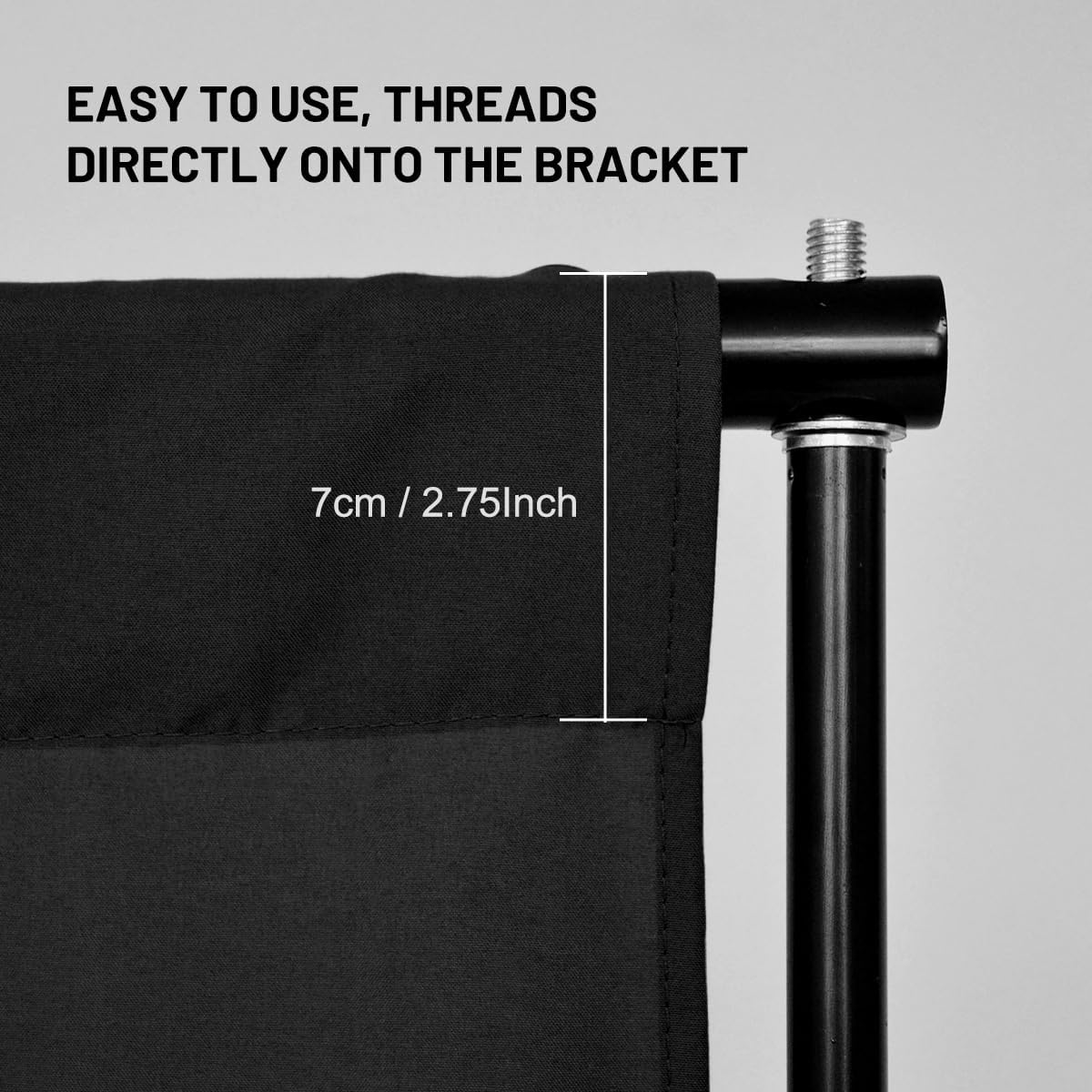 Black Backdrop Background,10 X 10 FT Large Photography Backdrop Photo Photoshoot Background Screen for Photography Photo Booth Backdrops Parties Curtain