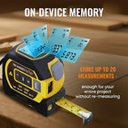 The Almighty Ruler Laser Tape Measure | Laser Distance Measurer, Heavy-Duty Tool - Image 3