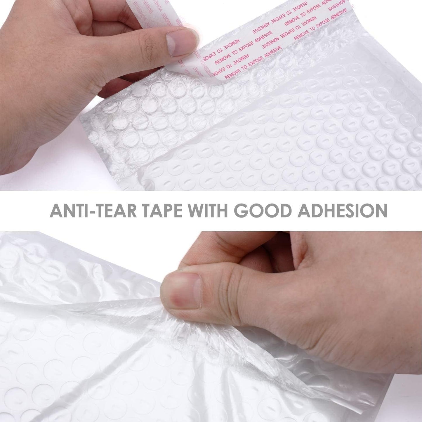 Metronic 800Pack Small Bubble Mailer 4x8 Inch White Bubble Mailers Usable Size 4x7 Waterproof Padded Envelopes, Self Seal Adhesion Bubble Envelopes, Cushioning Padded Mailers for Jewelry