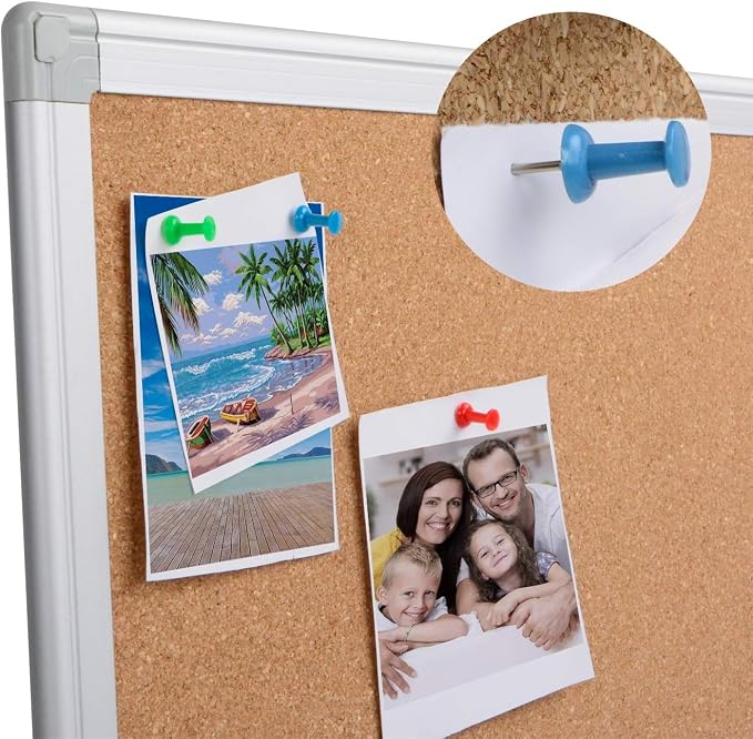 2-Pack Cork Board Bulletin Board 24 x 18, Office Board - Image 5
