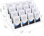 Clear Vertical Business Card Holder - Image 2