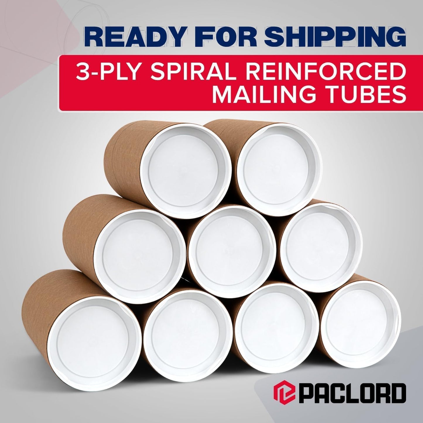 3" x 6" Heavy-Duty Reinforced Cardboard Mailing Tube, Pack of 1 Tube with 2 Caps – Secure USPS Approved – Great for Shipping and Storing of Prints, Artwork, Posters or Documents