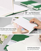 Dynta Hardcover Journal Notebooks, 10 Packs A5 Lined Journals Bulk - Image 3