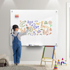 MaxGear Glass Whiteboard Wall Mounted, Frameless Magnetic Dry Erase Board - Image 8