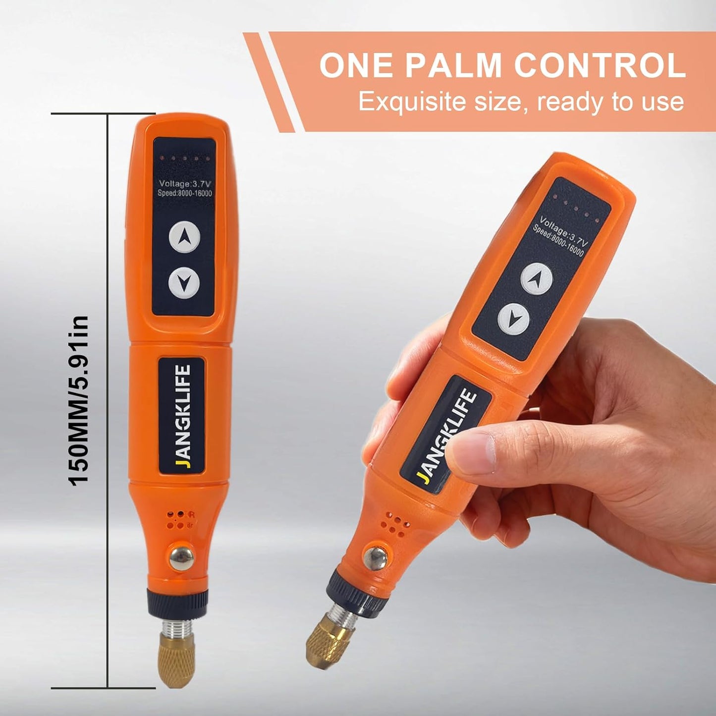 Cordless Rotary Tool, 3.7V Mini Rotary Tool Kit with 31 Accessories, 3-Speed Adjustment - Lightweight & Portable - Ideal for Polishing, Sanding, Grinding, Drilling, and DIY Crafts