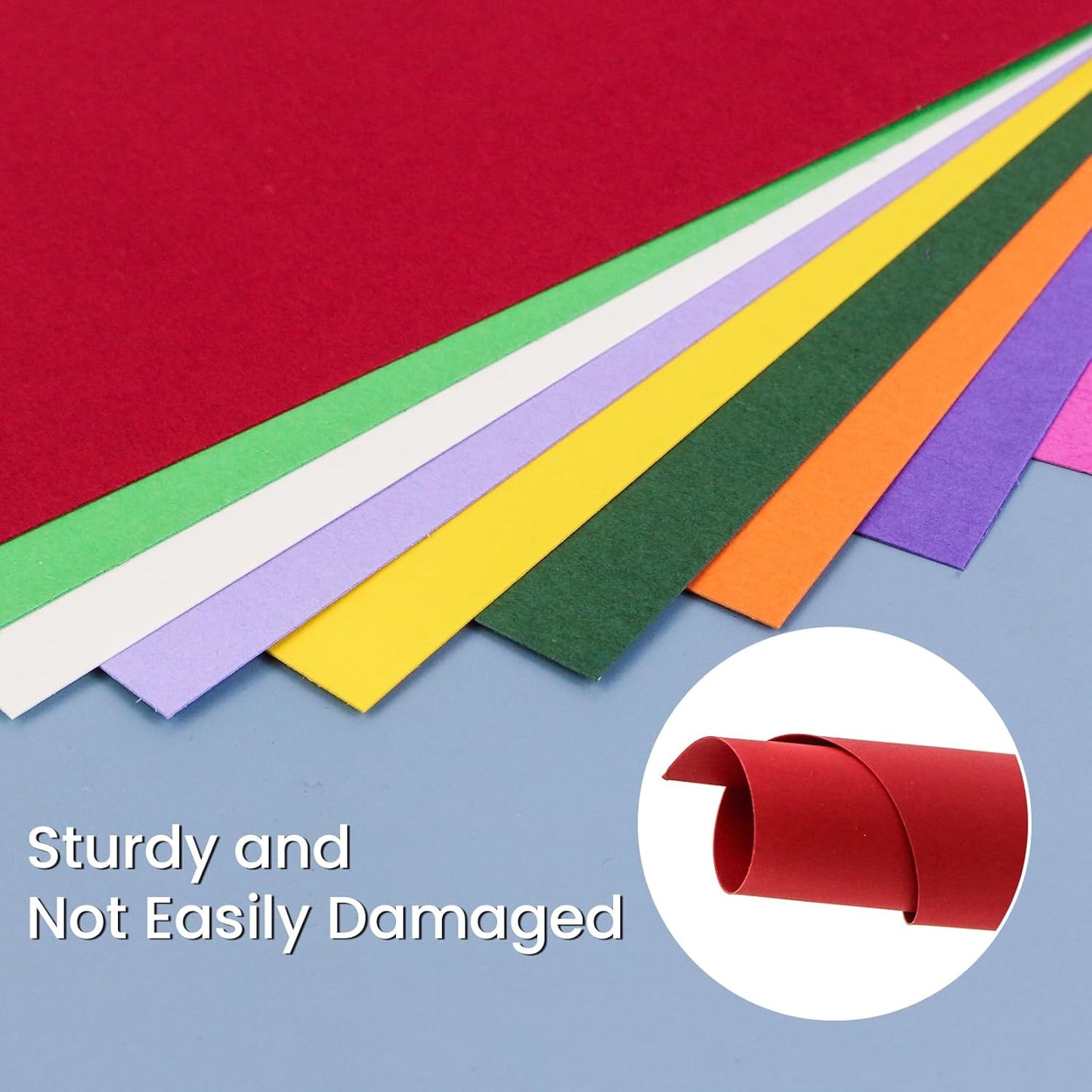 50 Sheets Colorful Cardstock Thick Paper 5 x 7, 250gsm/92lb Blank Heavy Cards Stock for Invitations, Printing, Postcards, Thankyou Cards, Index Cards, DIY Cards (Colorful, 5 x 7 inch)
