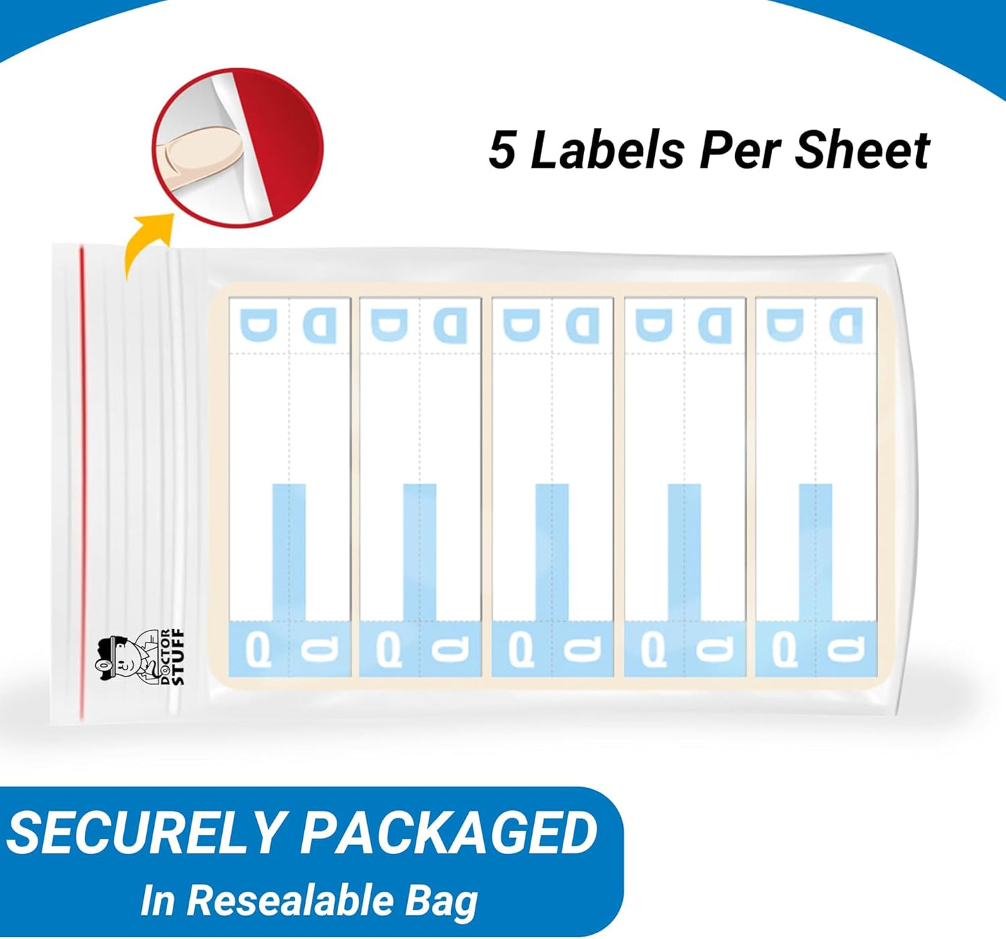 Alphabet Labels for File Folders, A to Z Refill Kit, Doctor Stuff, 1500 Labels, Compatible with Smead NCC - SNCC Alpha Stickers Series, Medical Chart Color Code Labels