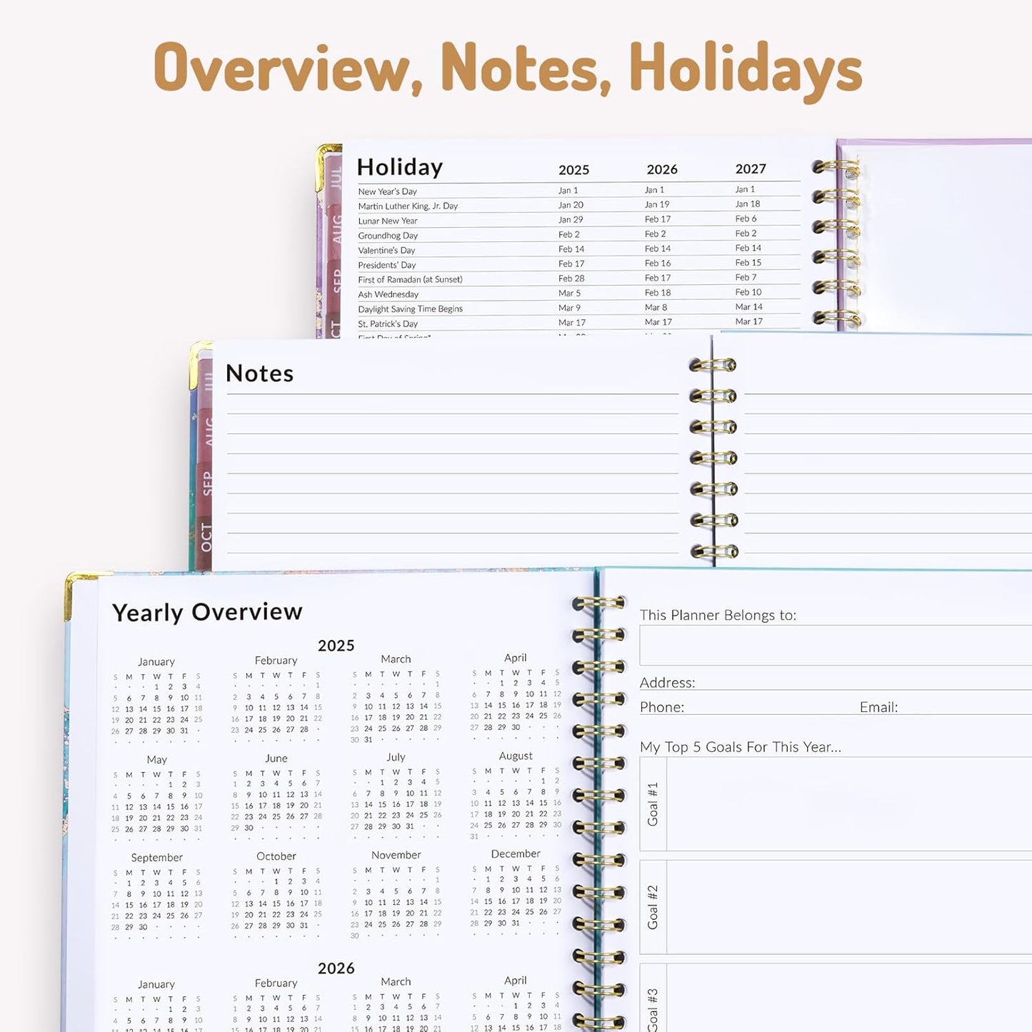 Forvencer Planner 2025-2026 for Women, Academic Year Monthly and Weekly Calendar Planner, July 2025 - Jun 2026, Hardcover Student Teacher Planner Agenda Book with Tabs, 8.5" x 11", Green