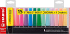 STABILO Highlighter BOSS ORIGINAL Deskset of 15 Assorted Colours - Image 2