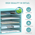 SUPEASY Wood Desk Organizer, 5 Tier Paper File Organizer - Image 5