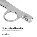 Gingher 4.5" Spring-Action Knife-Edge Thread Nippers, Stainless Steel Shears - Image 3