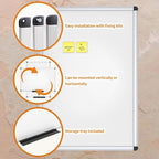 VIZ-PRO Magnetic Dry Erase Board, 36 X 24 Inches - Image 5