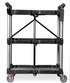 Wen Compact Foldable Service Utility Cart, Three Tier - Image 5