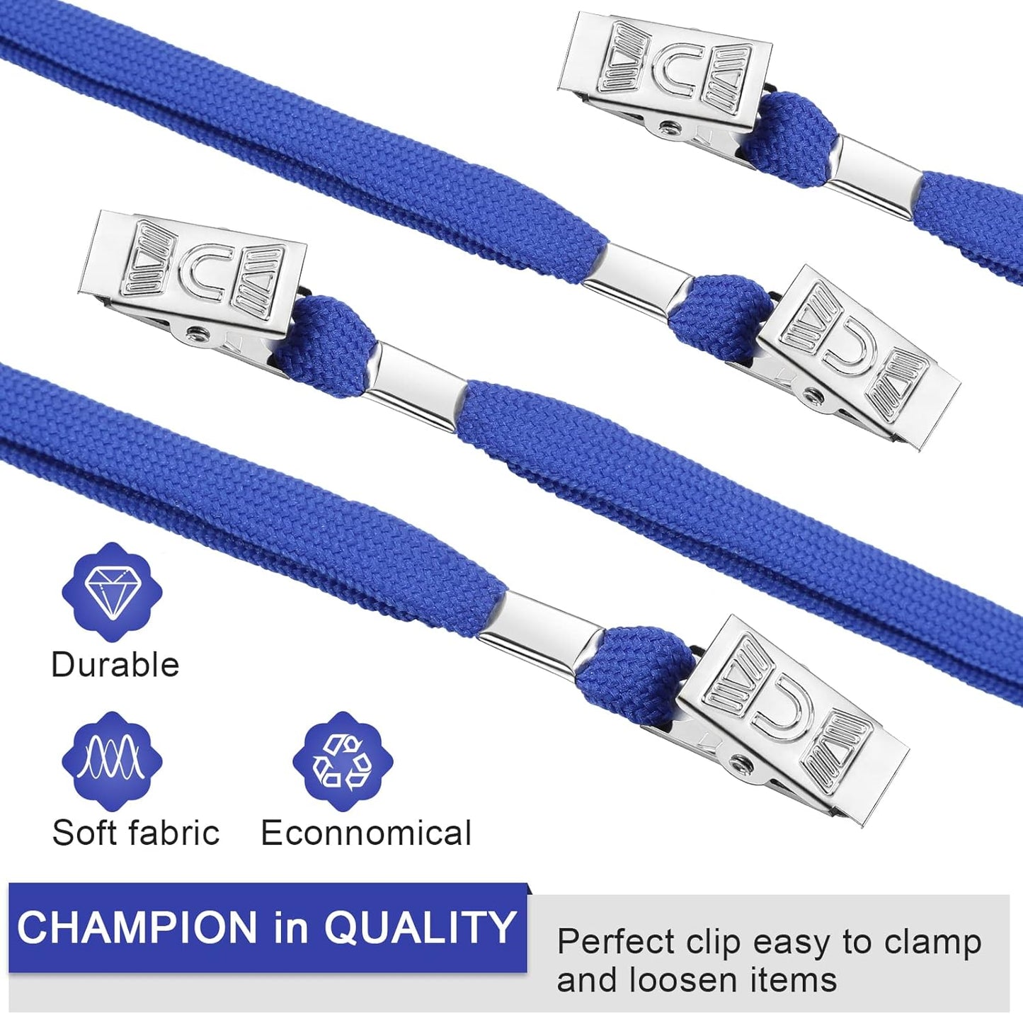 Marspark Lanyards Bulk with Clip Flat Neck Lanyard Badge Lanyard with Swivel Hook Lanyards for ID Cards Holder