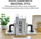 MyGift Decorative Bookends, Office Book Ends - Image 2
