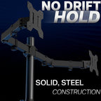 VIVO Dual Monitor Desk Mount, Holds 2 Computer Screens up to 30 inches and - Image 8