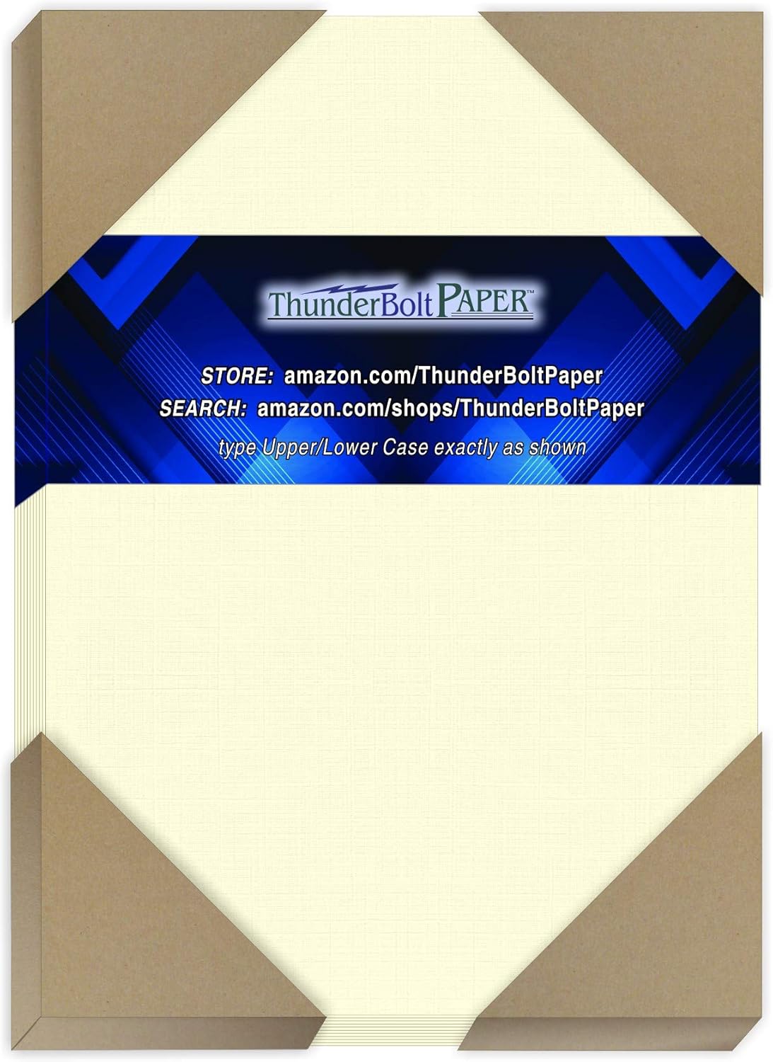 100 Natural Linen 80# Cover Paper Sheets - 4.5" X 6.5" (4.5X6.5 Inches) Between 4X6 and 5X7 Invitation Size - 80 lb/pound Card Weight - Fine Linen Textured Finish - Quality Cardstock