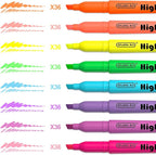 Shuttle Art 288 Pack Highlighters, Highlighters Assorted Colors Set, 8 Bright - Image 4