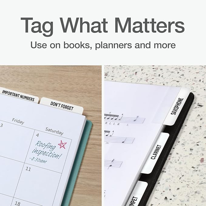 Redi-Tag Laser Printable Tabs, Permanent Index Tabs, Customizable Adhesive - Image 6