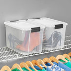 Sterilite 12-Pack 30 Quart Ultra Latch Box, and Closet - Image 4