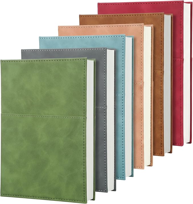 COMIX 6 Pack Lined Journal Notebooks by Comix