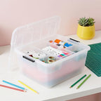IRIS USA 18 QT Clear Storage Organizer - Image 3