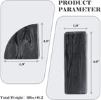 Karibiber Marble Bookend for Shelves, Non-Skid Bookends for Heavy Books - Image 5
