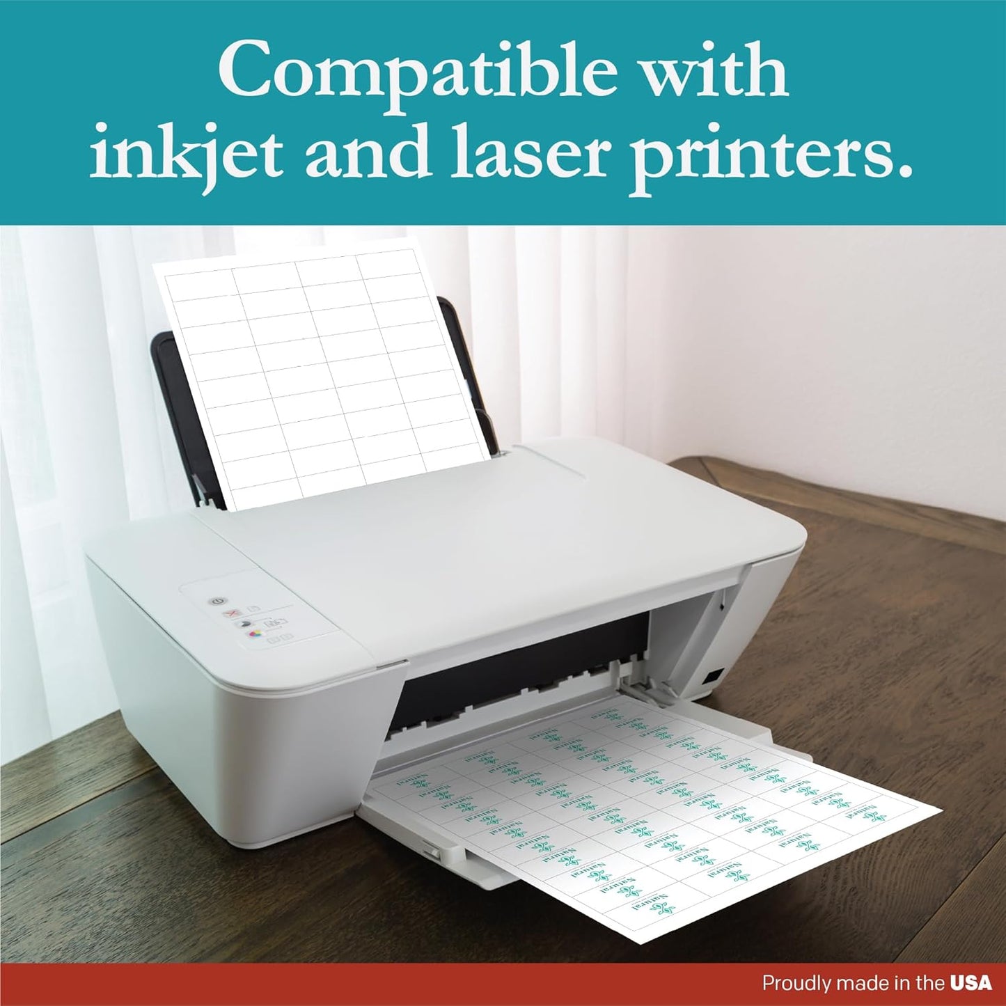 Premium Label Supply White Sticker Barcode Labels – 2" x 1" – Laser/Inkjet Compatible – (40 per Sheet), 1000 Sheets – 40,000 Total Adhesive Labels