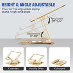 JOYEKY Laptop Stand for Desk, Adjustable Computer Stand - Image 4