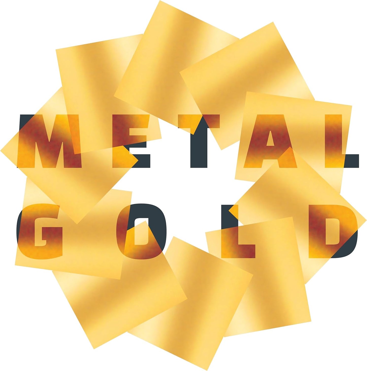 3D Puff Vinyl Heat Transfer 10" x 12" - 10 Sheets Foaming HTV Gold Colors Bundle/Variety Pack, Adhesive Vinyl, Iron-On Transfer, Heat Press with Cricut Silhouette Cameo