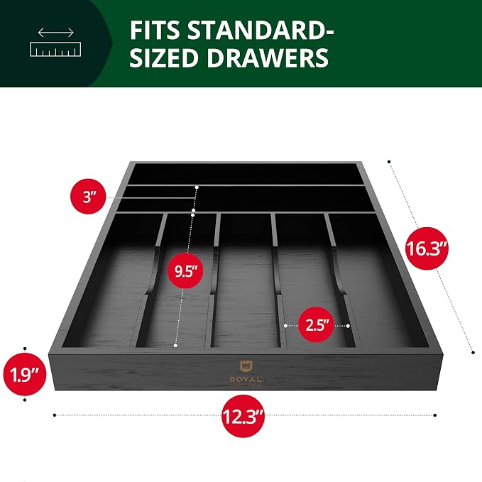 Luxury Bamboo Kitchen Drawer Organizer - Image 4