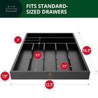 Luxury Bamboo Kitchen Drawer Organizer - Image 4