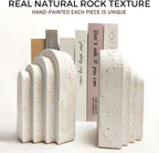 Heavy Duty Book Ends for Shelves, Decorative Book Stopper for Shelves, Resin - Image 2
