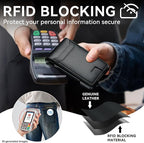 furid Genuine Leather Wallet for Men: Slim RFID Minimalist Wallets - Image 3