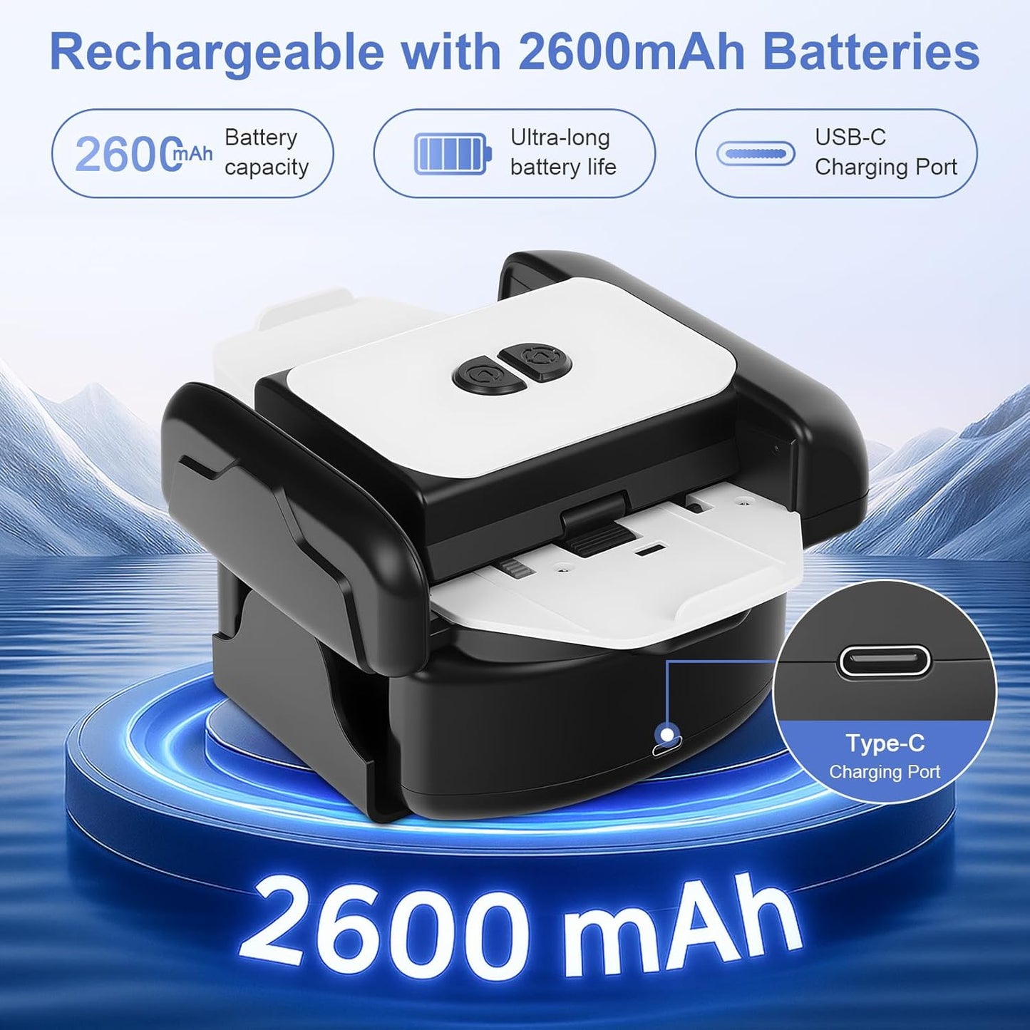 BEE&FLOWER Card Shuffler Rechargeable Automatic Shuffler Low Noise Fast Shuffle for 1–2 Decks with Auto/Manual Modes Compatible with Poker, Blackjack, Texas Hold’em, Bridge, Popular Card Games