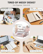 WALI Desk File Organizer, 4 Tier Desktop Paper Letter Tray Organizer - Image 3