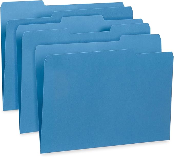 File Folder, 1/3 Cut Tab, Letter Size, 100 Per Box - Image 5