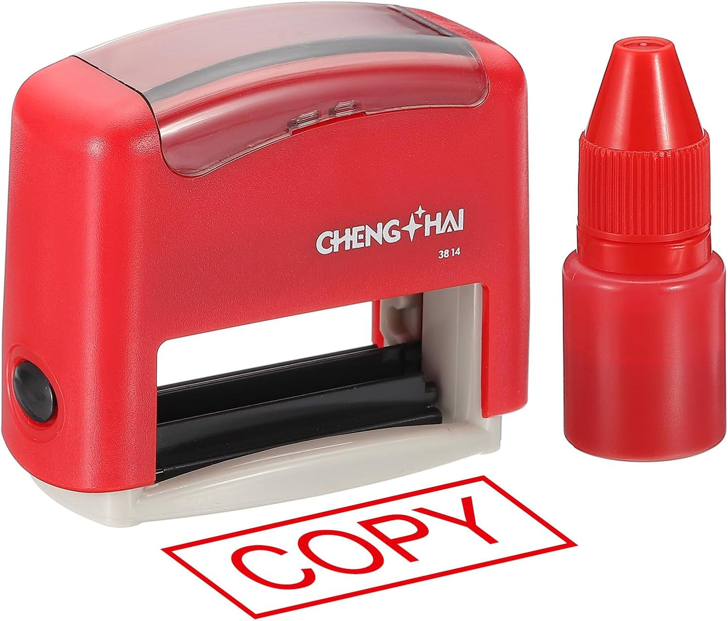 YOKIVE Copy Self Inking Rubber Stamp, Office Ink Business Stamp for Office Documents, Paperwork, Warehouse, Label (Red)