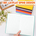 16 Pack Lined Journal Notebook for Work, 136 Pages, Medium 5.5" x 8.3" - Image 5